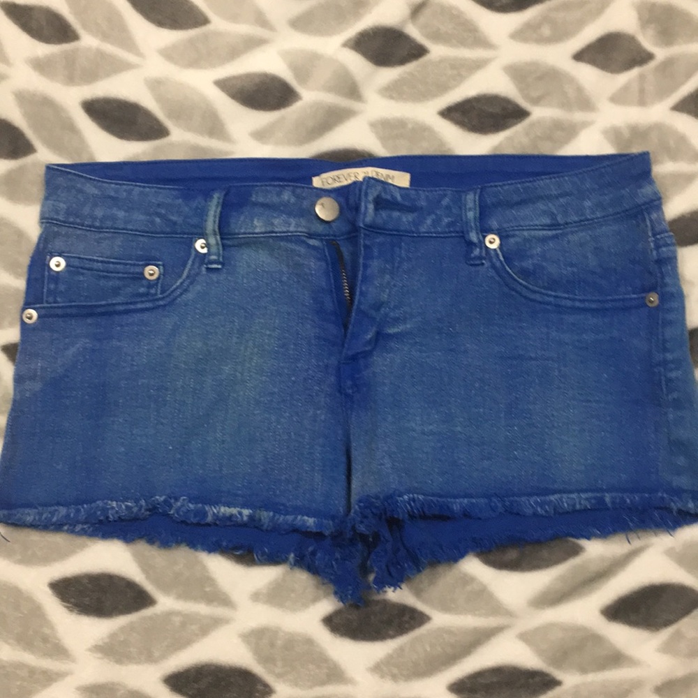 Blue shorts
